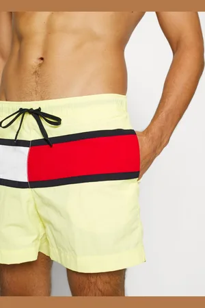 Tommy Hilfiger Pánské žluté plavky