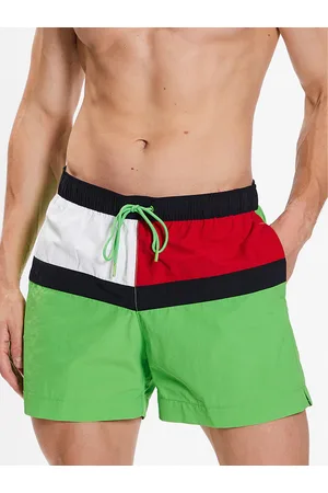 Tommy Hilfiger Pánské zelené plavky