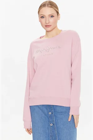 Pepe Jeans Dámská růžová mikina Loreta