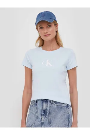 Calvin Klein Dámské světle modré tričko