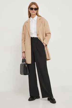 Pepe Jeans Dámský béžový kabát SOLANGE