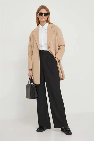 Pepe Jeans Dámský béžový kabát SOLANGE