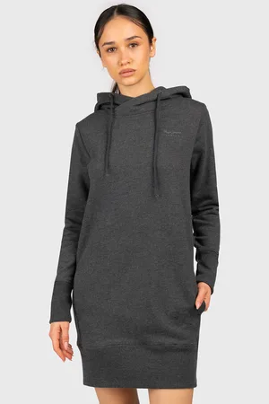 Pepe Jeans Dámské tmavě šedé šaty