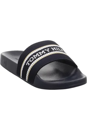 Tommy Hilfiger Dámské tmavě modré pantofle
