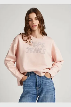 Pepe Jeans Dámská růžová mikina Bailey