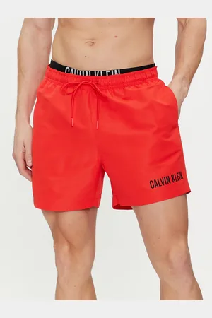 Calvin Klein Pánské červené plavky