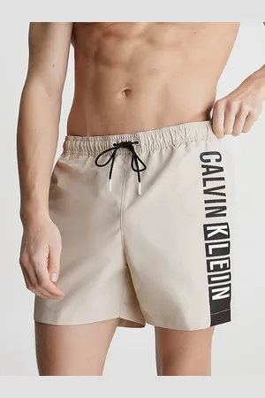 Calvin Klein Pánské béžové plavky