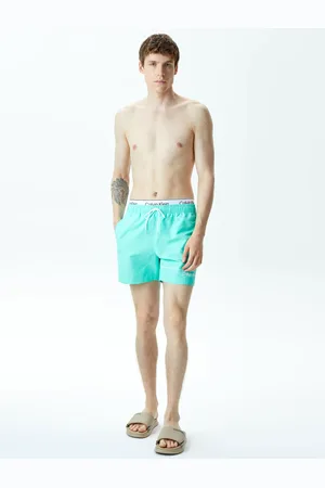 Calvin Klein Pánské tyrkysové plavky