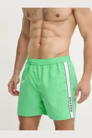 Tommy Hilfiger Pánské zelené plavky