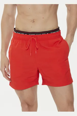 Tommy Hilfiger Pánské červené plavky