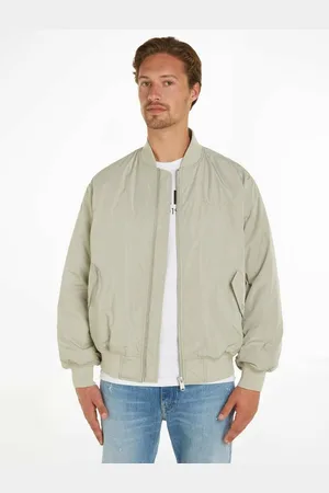 Tommy Hilfiger Pánský šedo-zelený bomber