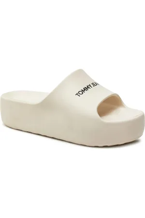 Tommy Hilfiger Dámské béžové pantofle