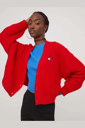 Tommy Hilfiger Dámský červený kardigan
