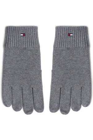 Tommy Hilfiger Pánské šedé rukavice