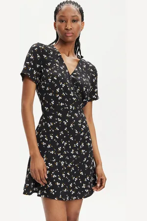 Tommy Hilfiger Dámské černé vzorované šaty