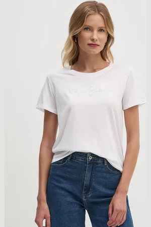 Pepe Jeans Dámské bílé tričko Espe