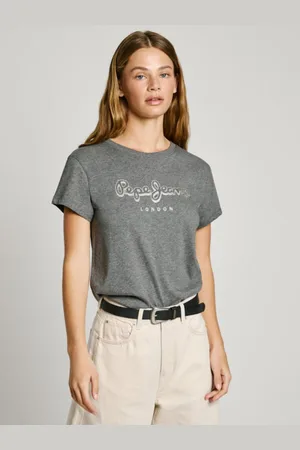 Pepe Jeans Dámské šedé tričko Gaia