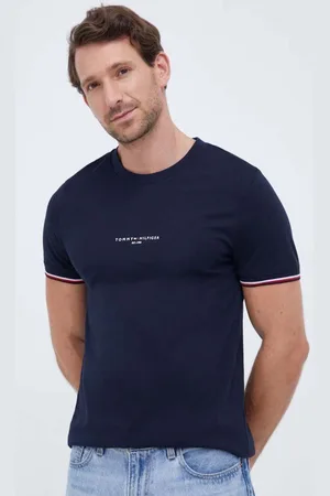 Tommy Hilfiger Pánské tmavě modré tričko
