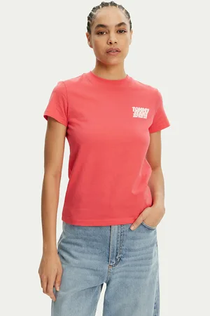 Tommy Hilfiger Dámské růžové tričko