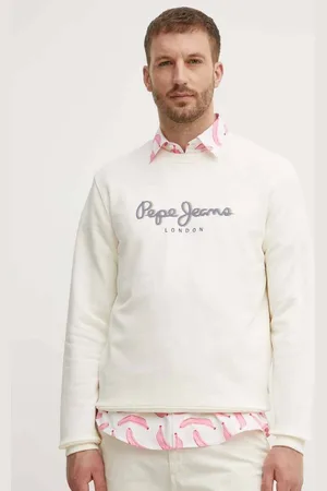 Pepe Jeans Pánská smetanová mikina