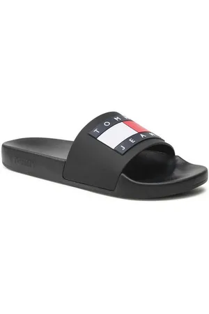 Tommy Hilfiger Pánské černé pantofle