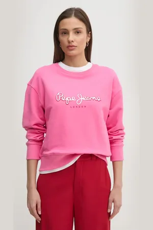 Pepe Jeans Růžová dámská mikina Maddy