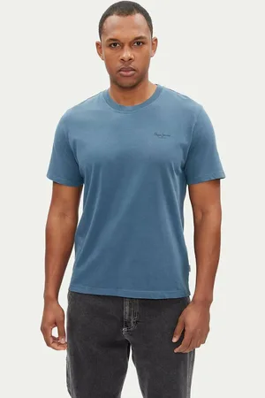 Pepe Jeans Pánské modré tričko