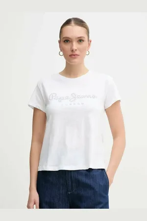 Pepe Jeans Dámské bílé tričko