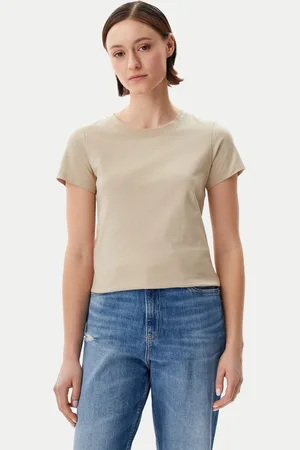 Calvin Klein Dámské béžové tričko
