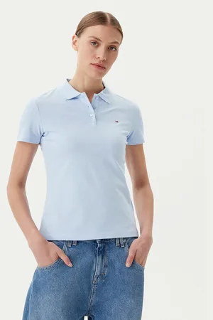Tommy Hilfiger Dámské modré polo tričko