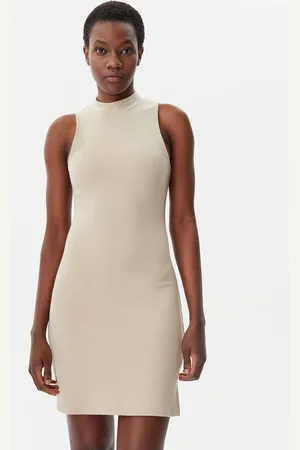 Calvin Klein Dámské béžové šaty