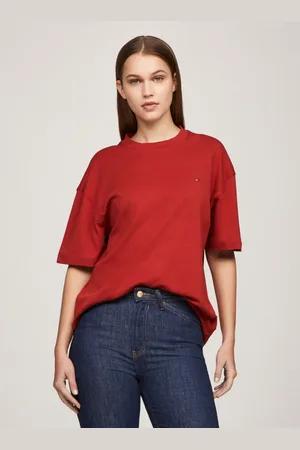 Tommy Hilfiger Dámské červené tričko