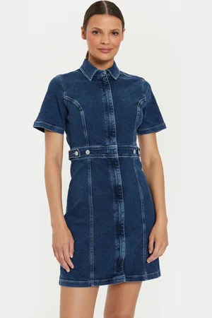 Tommy Hilfiger Dámské modré džínové šaty