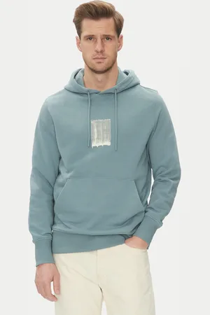 Calvin Klein Pánská tyrkysová mikina