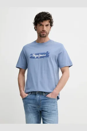 Pepe Jeans Pánské modré tričko