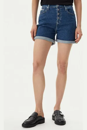 Calvin Klein Dámské džínové šortky Mom