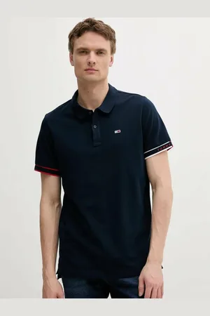 Tommy Hilfiger Pánské tmavě modré polo tričko