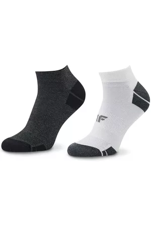 4F Sada 2 párů vysokých ponožek unisex