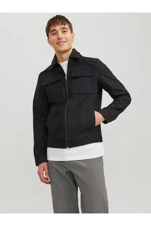 JACK & JONES Bunda z imitace kůže
