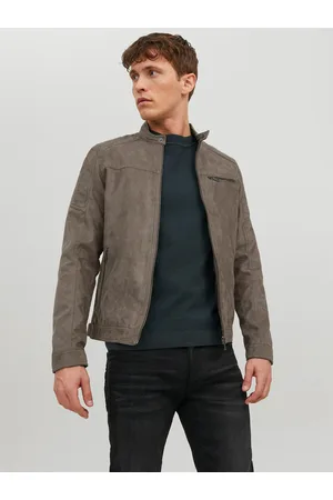 JACK & JONES Bunda z imitace kůže