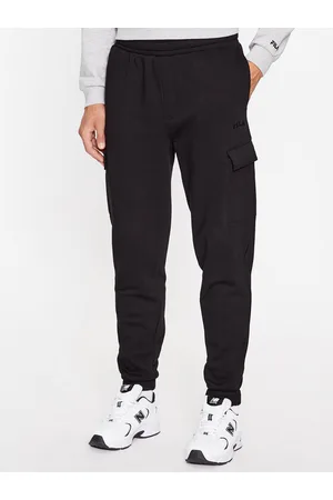 Fleece Drawstring Sweatpants - Brown