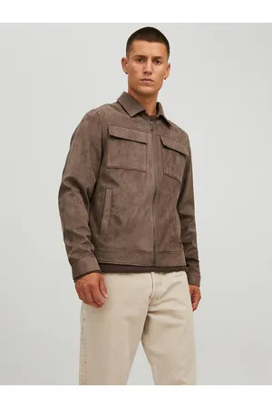 JACK & JONES Bunda z imitace kůže
