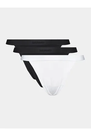 HUGO BOSS Sada 3 kusů string kalhotek