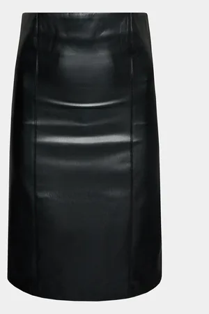 Gina Tricot Šaty z imitace kůže