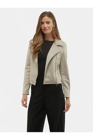 VERO MODA Bunda z imitace kůže