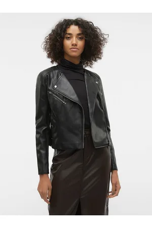VERO MODA Bunda z imitace kůže
