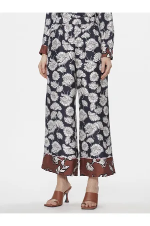 Max Mara Kalhoty z materiálu