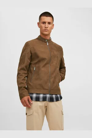 JACK & JONES Bunda z imitace kůže