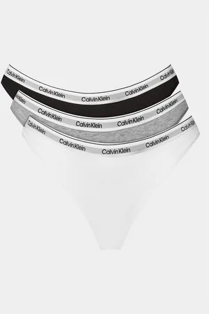 Calvin Klein Sada 3 kusů string kalhotek