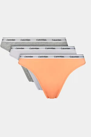 Calvin Klein Sada 3 kusů string kalhotek